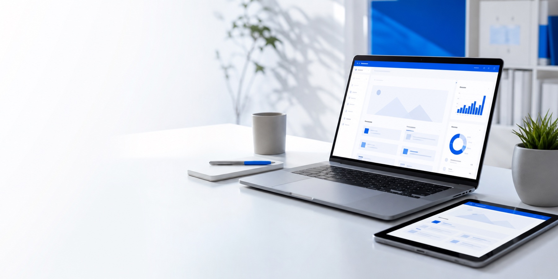 Startup finance planning workspace